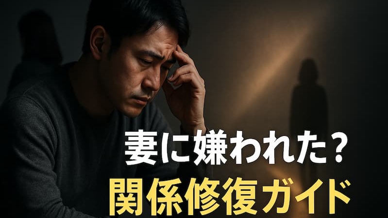 「妻から嫌われた…」絶望からの関係修復|チェックリスト・NG行動・成功の鍵