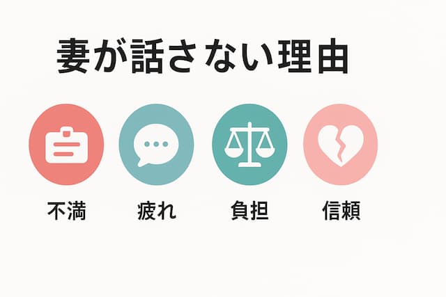 妻が話さない理由の図解