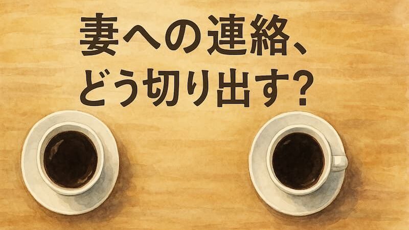 別居中の妻と会うタイミングを切り出す【例文10選】OK例と絶対NG例