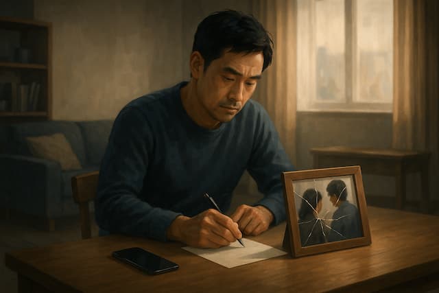 「妻の既読スルーに聞く返信例文」イメージ画像4