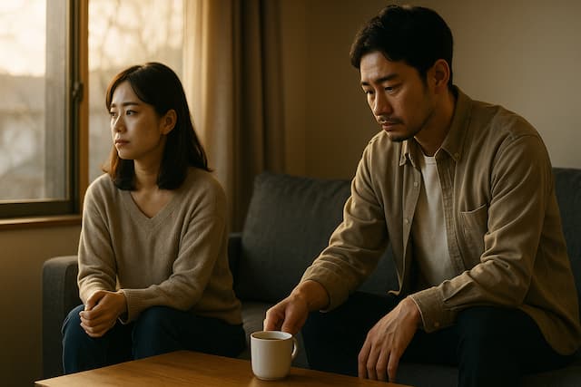 「妻の既読スルーに聞く返信例文」イメージ画像7