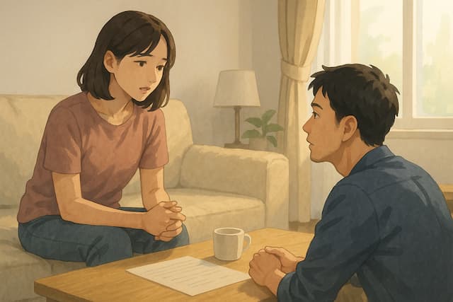「妻に離婚と言われた 謝り方 例文」イメージ3