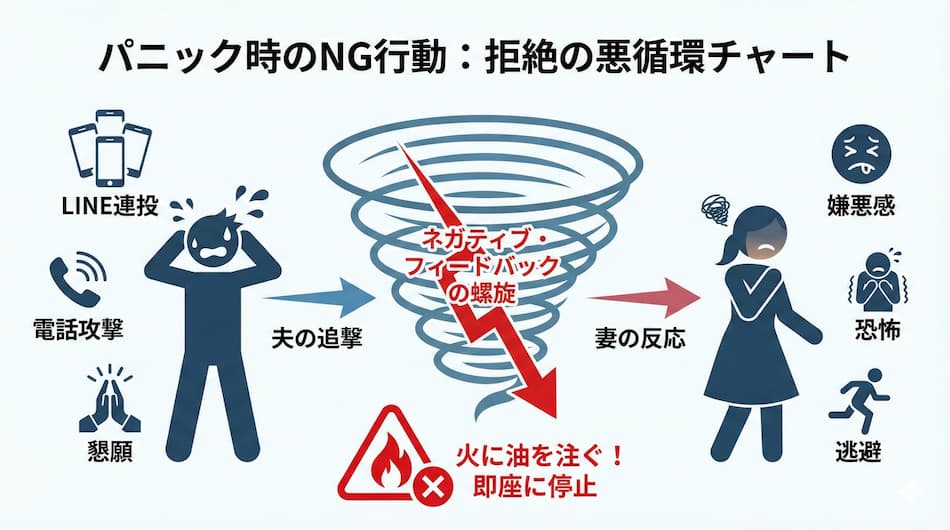パニック時のNG行動