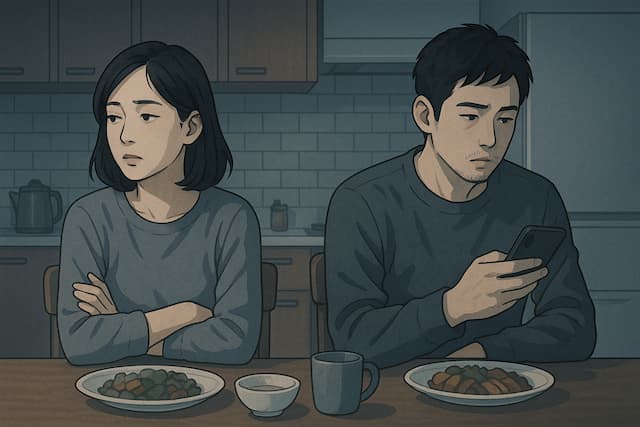 「妻から愛情を感じない 夫に愛情がない妻の態度」イメージ画像2