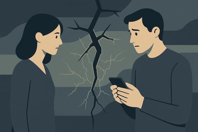 「当日対応 妻に浮気がバレた直後 謝罪line 例文」イメージ画像